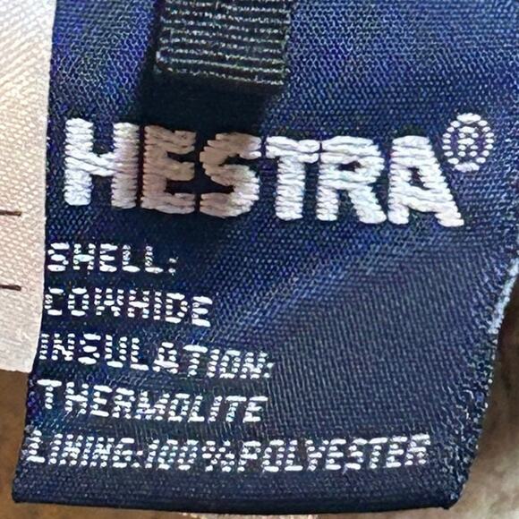 Hestra Black Cowhide Leather Ski/Snowboard Gloves Size 6 - Picture 6 of 6